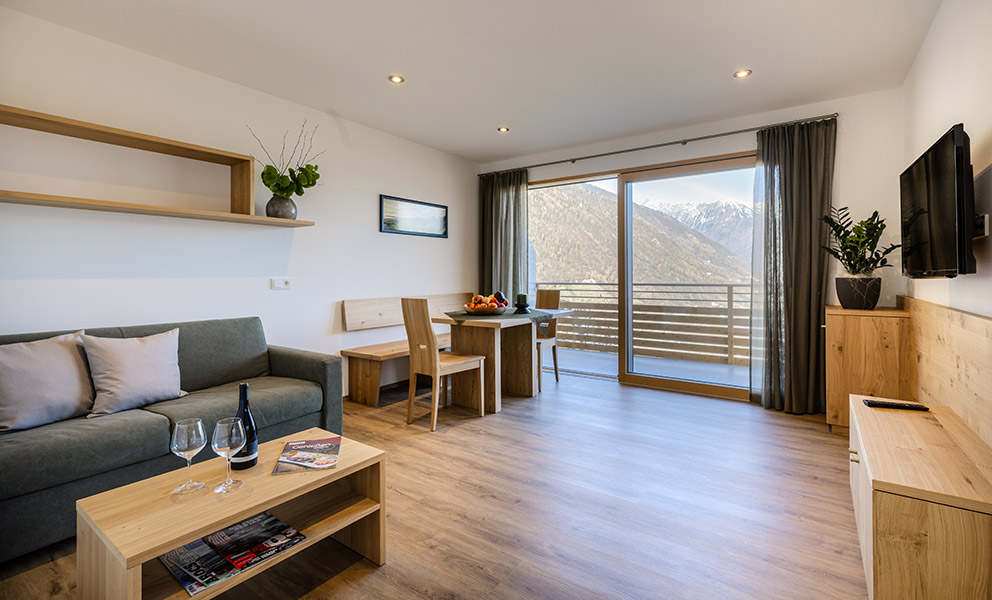 Appartment Vigiljoch | Wohnzimmer